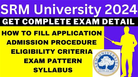 SRM University Admission 2024: Application (Open), Dates (Out) .